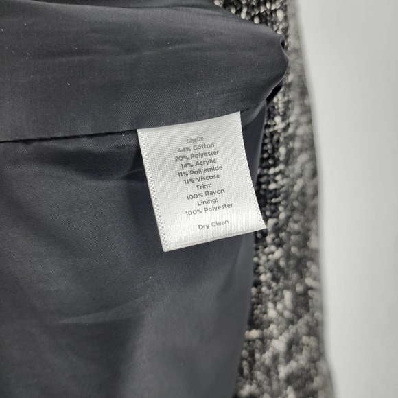 Talbots Black and White Tweed Blazer - Picture 3 of 7